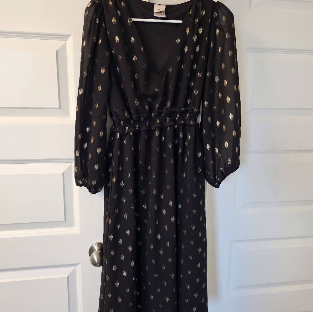 Wrapper Mid-knee Dress